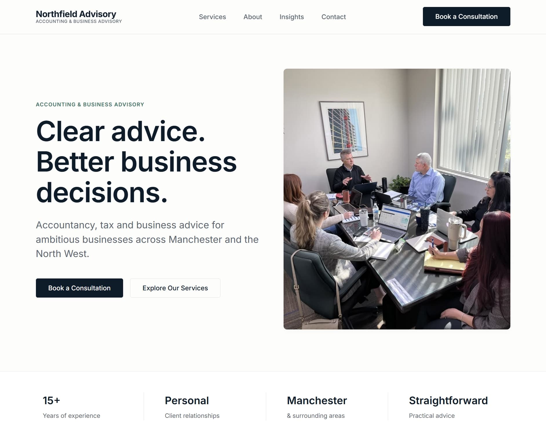 demo website built by Sitefolk